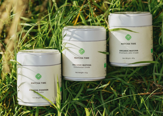 Matcha Time Trio Tasting Set + Free Chasen