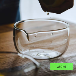 Clear Glass Matcha Bowl – 350ml
