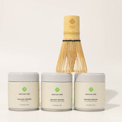 Matcha Time Trio Tasting Set + Free Chasen