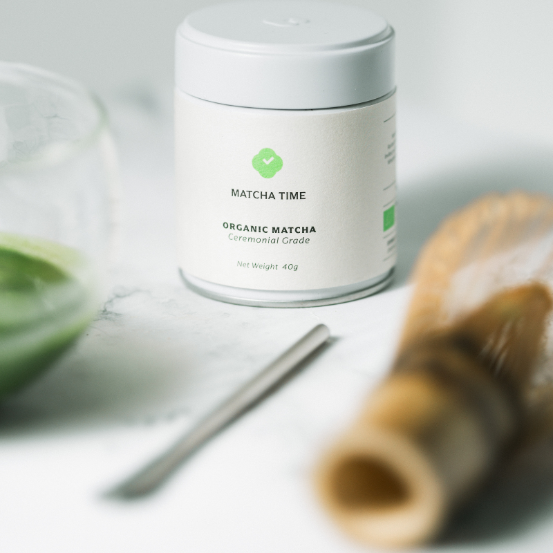 Ceremonial Matcha 40g + Bamboo Chasen Set
